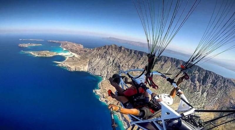 Chania: Paratriking Experience with a Professional Pilot - Meeting Beside Euphoria Hotel’s Parking Area