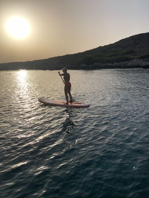 Chania: Stand-up Paddleboard Coastal Sunset Experience - Lazareta Island and the best pause of the evening
