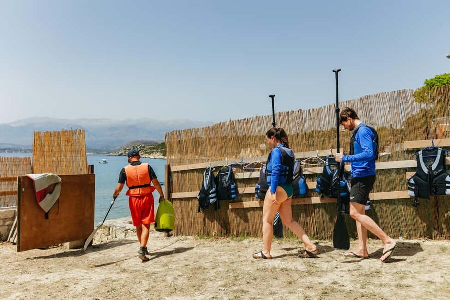Chania: Stand-Up Paddleboard Small Group Tour - What the two-hour schedule feels like