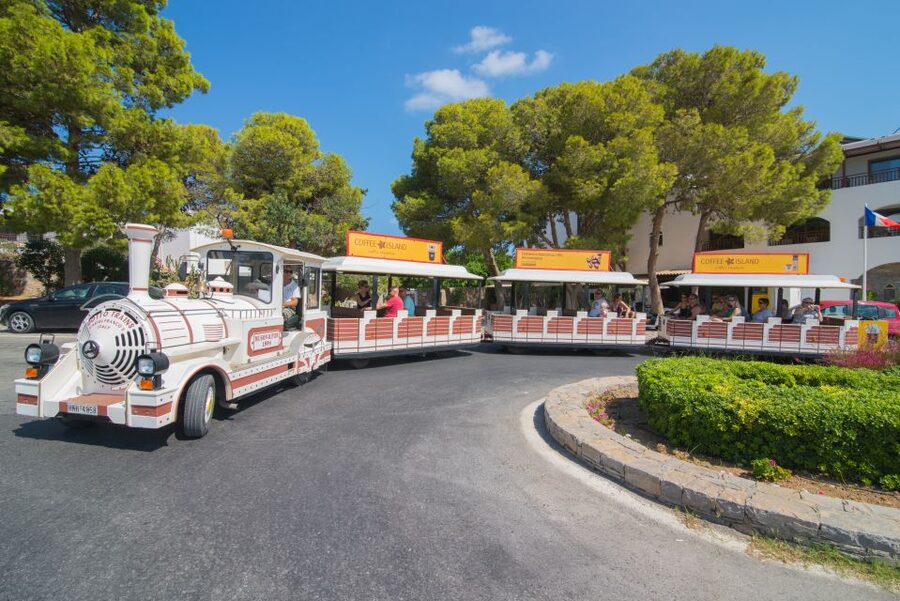 Chersonissos: Mini-Train City Highlights Tour - Audio Commentary, Music, and the Limits of the Tour