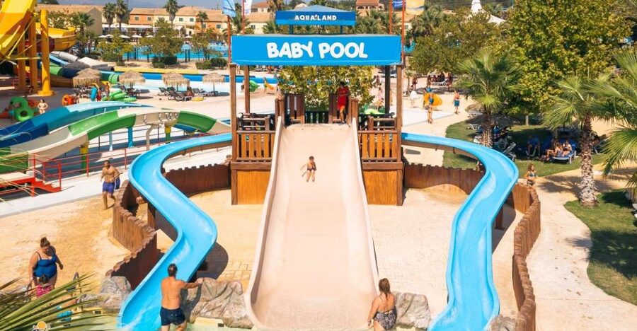 Corfu: Aqualand Water Park Entry Ticket & Optional Transfer - Arriving at Aqualand on central Corfu