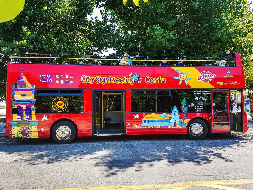 Corfu: City Sightseeing Hop-On Hop-Off Bus Tour - New Port, Mon Repos, and Kanoni