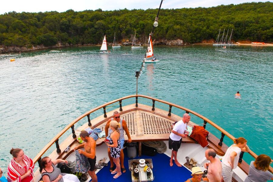 Corfu: Day Cruise to the Blue Lagoon with Visit to Syvota - Papanikolis cave, a quick start with a good photo