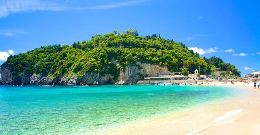 Corfu: Panoramic Island Highlights Van Tour from Cruise Port - One hour at Paleokastritsa Beach