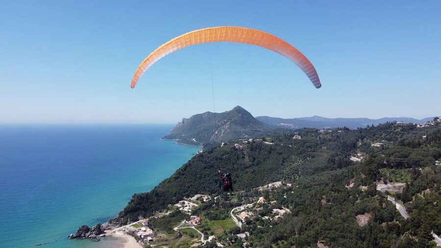 Corfu: Paragliding Tandem Flight Above Pelekas Town - What happens before take-off