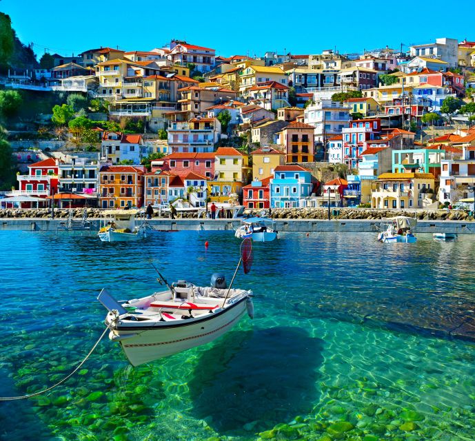 Corfu: Parga, Sivota and Blue Lagoon Full-Day Boat Cruise - Parga, the prettiest stop on land