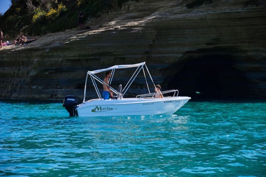 Corfu: Premium Boat Rental without Skipper - Starting at Sidari Watersports Corfu