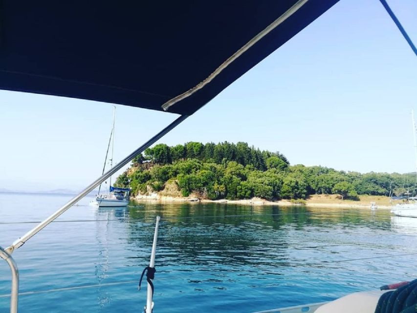 Corfu: Private Sailing Yacht Cruise - Garitsa Bay and the south fortress view