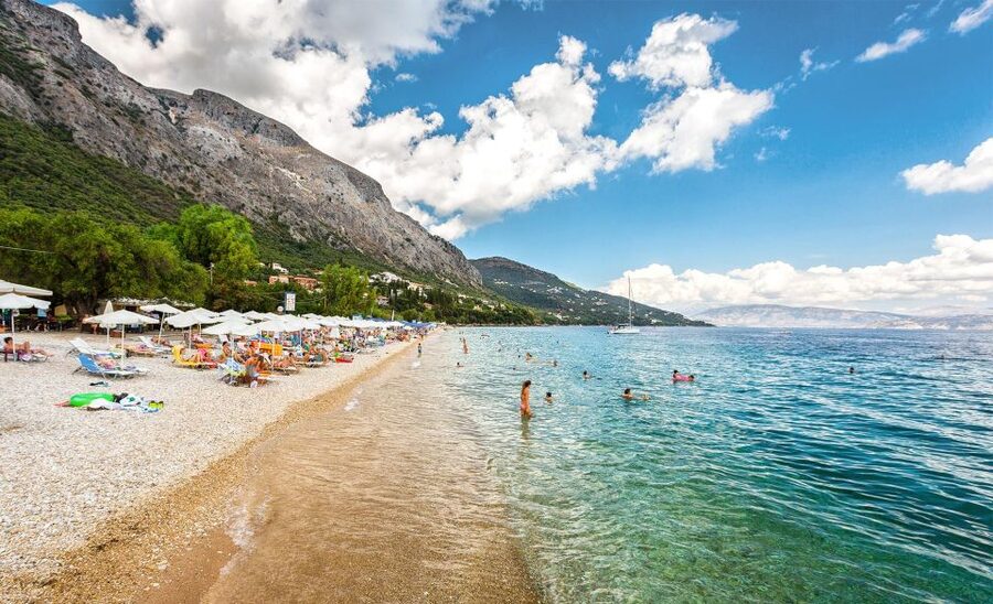 Corfu: Shore & Shared Tour – Kassiopi & Canal d’Amour - First stop: a swim near Barbati