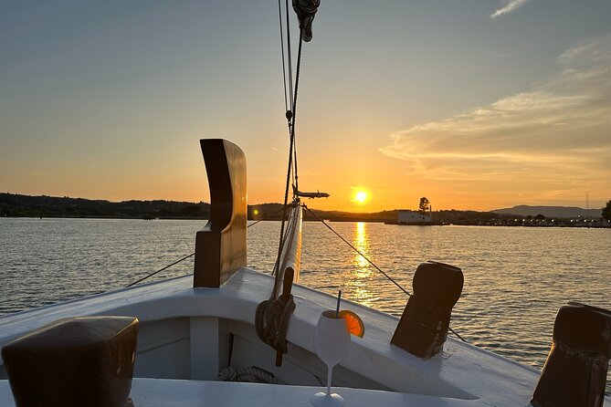Corfu: Sunset Cruise on a Wooden Vessel with Cocktails & Bites - The Old Fortress from the water