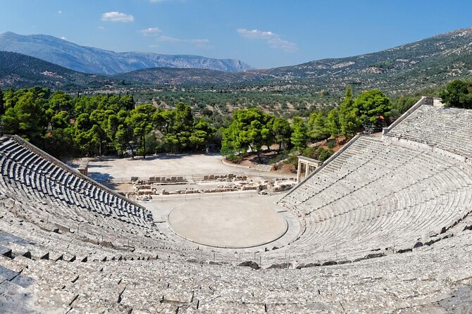 Corinth Canal, Mycenae, Nafplio and Epidaurus Private Tour from Athens - Epidaurus Theater and its famous acoustics