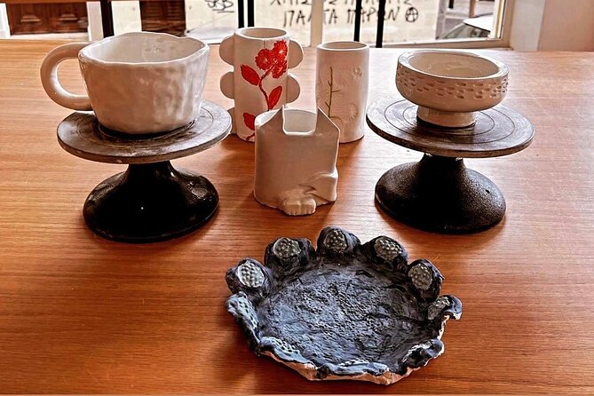 Create and paint your own ceramic piece in a workshop in Athens - Learning Freehand Clay Techniques