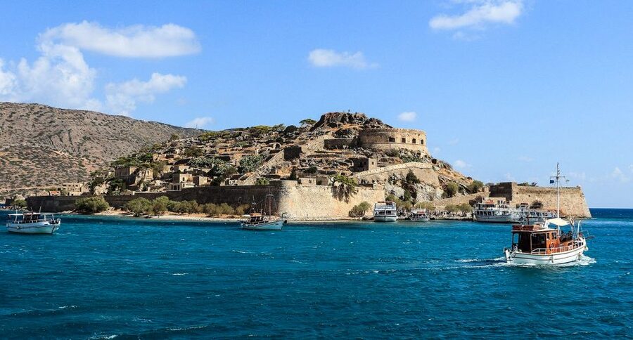 Crete: Day Trip to Agios Nikolaos and Spinalonga Island - The boat ride to Spinalonga Island