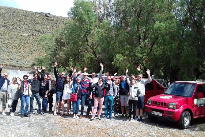 Crete Jeep Safari to the south coast - The rough-road character of the Suzuki Jimnys