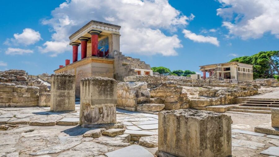 Crete: Knossos E-Ticket with Audio Guide & Optional Museum - Starting at Knossos: Two Timed Choices