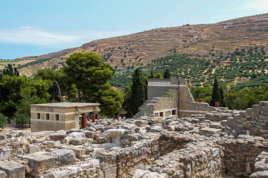 Crete: Knossos Palace & Heraklion Guided Tour - Knossos Palace, where myth meets archaeology