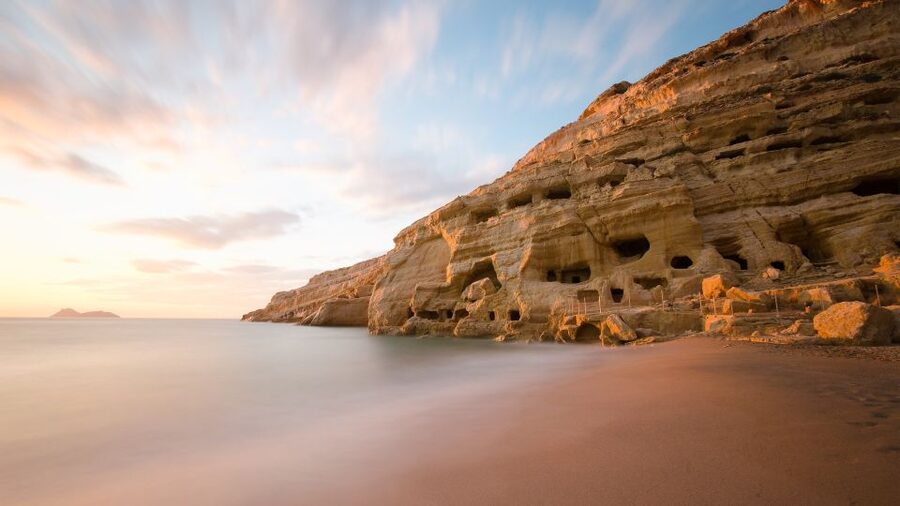 Crete: Matala Beach and Hippie caves, Red beach - Key points at a glance