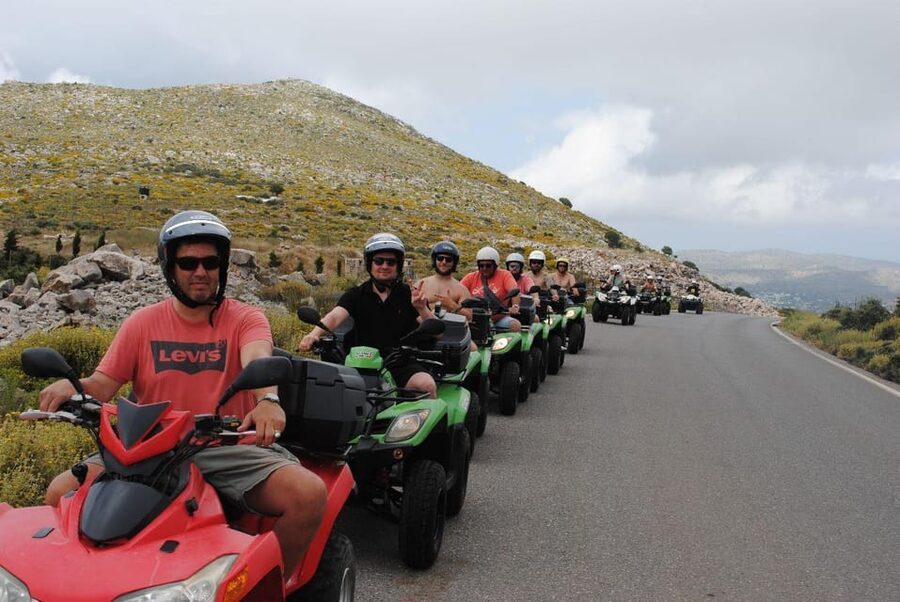 Crete: Off-Road Quad Safari Evening Tour with Hotel Transfer - The Prophet Elias chapel and the sunset finish