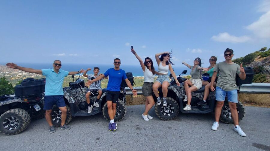 Crete: Off-Road Quad Safari with Lunch/Dinner - Prophet Elias Chapel and the first big views