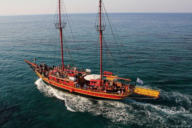 Crete Pirate Ship Cruise with the Black Rose to Stalis and Malia - BBQ lunch on the pirate ship