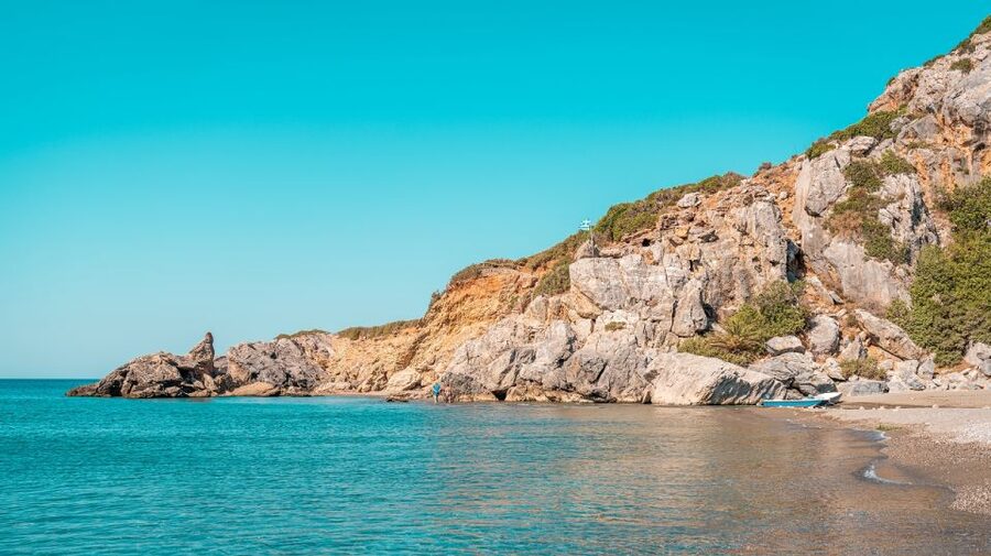 Crete: Preveli Tropical Beach and Palm Forest - The climb back is the real test