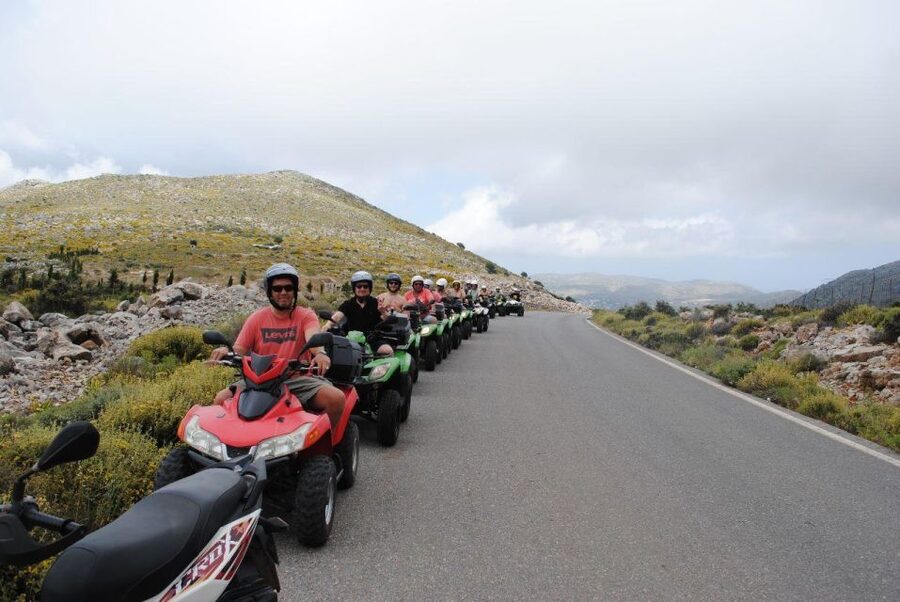 Crete: Quad Off-Road Tour to Villages with Hotel Transfers - Mochos and the road back toward the coast