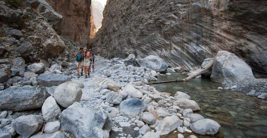 Crete: Samaria Gorge Hike - Caves, Kri-Kri, and the abandoned village
