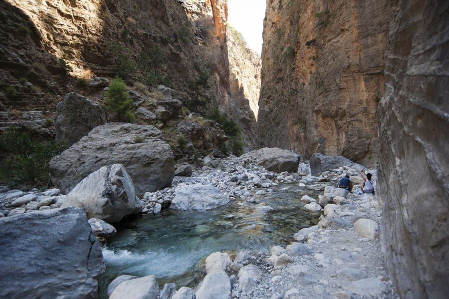 Crete: Samaria Gorge Hike - The one-hour ferry to Sfakia
