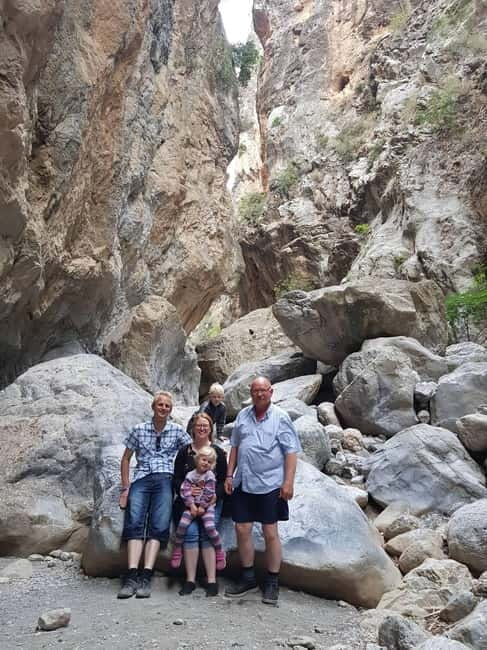 Crete: Sarakina Gorge, Forests, and South Coast Safari - Sarakina Gorge, waterfalls, and boulders
