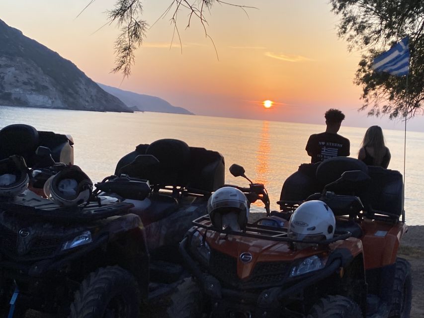Crete: Sunset or Morning Quad with Local Products Tasting - Key points at a glance