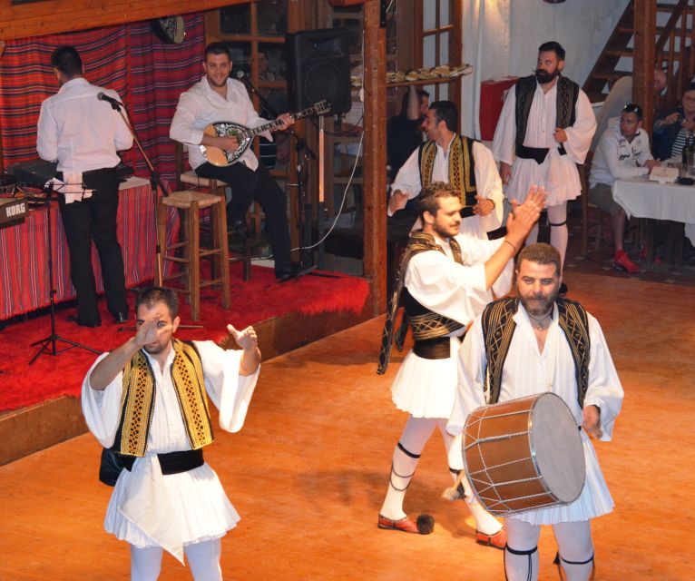 Crete: Traditional Dance Show and Buffet Dinner with Wine - The taverna setting and first drinks