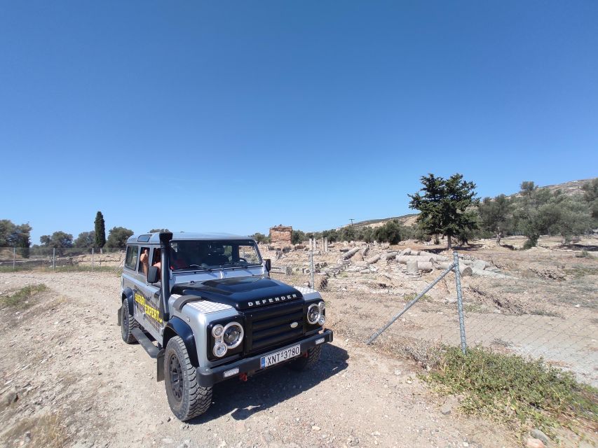 Crete: Trypiti Beach Off-Road South Tour w/ Lunch & Wine - Coffee in Agia Varvara and the ride home
