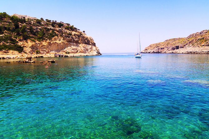 Day Cruise by a Sailing Yacht to the most beautiful bays or Rhodes (Small Group) - Lunch, fruit, and drinks give the price real value