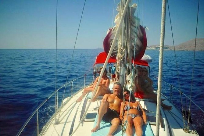 Day Cruise by a Sailing Yacht to the most beautiful bays or Rhodes (Small Group) - The crew often makes the day