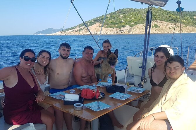 Day sailing Skiathos Skopelos with lunch on Rainbow yacht - Lunch cooked on board near Skopelos