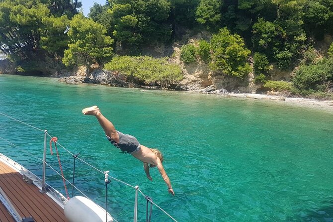 Day sailing Skiathos Skopelos with lunch on Rainbow yacht - A relaxed yacht, not a packed sightseeing cruise