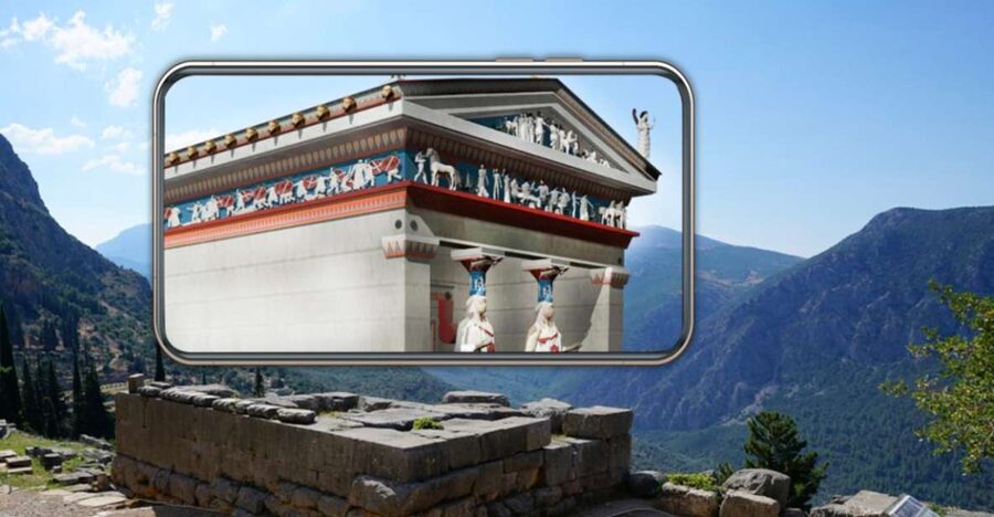 Delphi: Audiovisual self-guided tour with 3D models - Apollo’s temple and the world of Pythia