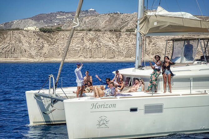 Deluxe Santorini Sailing with BBQ and Drinks Shared Tour - The BBQ meal and unlimited drinks