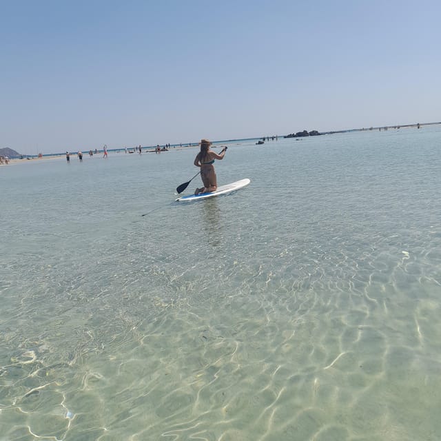Elafonissi: Private Beach Day Trip with SUP - Your free time at the pink sand and lagoon