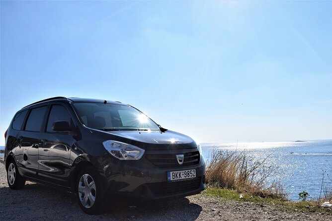 Elysium Transfer & Rental Services, Greece - Inside the minivan on a 30-minute to two-hour ride