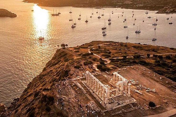 Enjoy Cape Sounio Private Majestic Sunset With Seaside Dinner - At the Temple of Poseidon, timing is everything