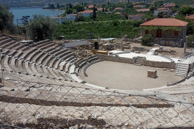 Epidavros sea kayak at the Ancient sunken city tour, small ancient theater - Guides who shape the experience