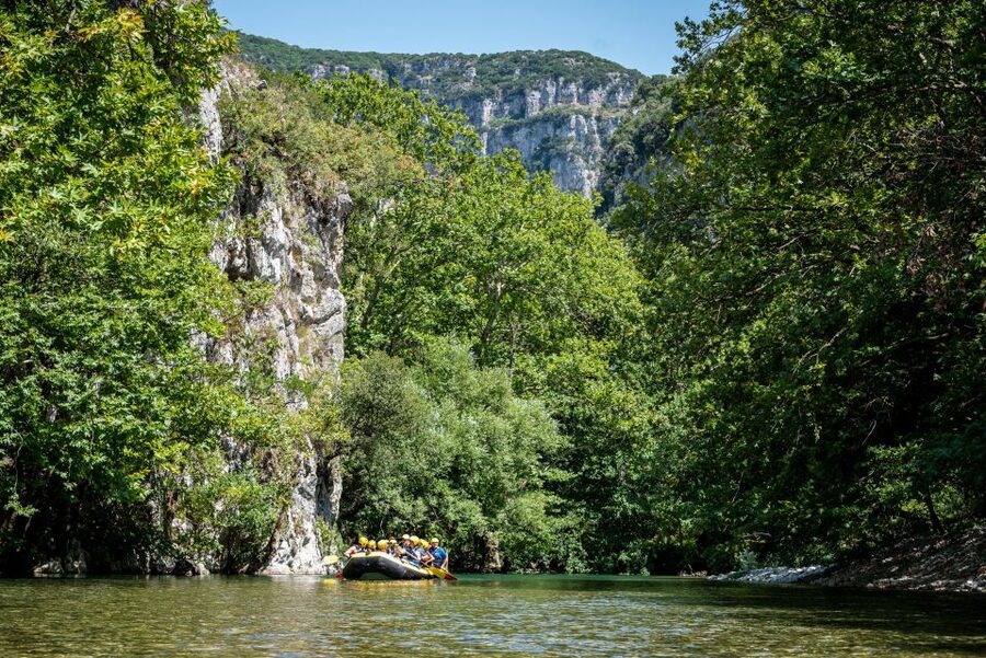 Epirus: Easy Rafting Experience on the Voidomatis River - A quiet stop at Agioi Anargyroi monastery