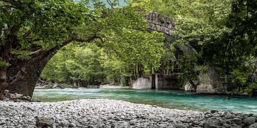 Epirus: Easy Rafting Experience on the Voidomatis River - Finishing under Klidonia stone bridge