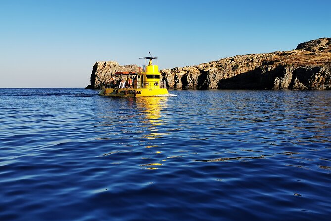 Explore Lindos Aboard the Hippo Submarine - Fish-feeding near the Tomb of Kleoboulos