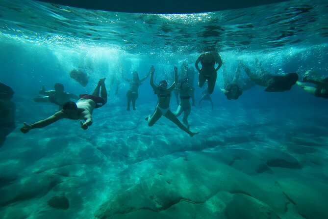 Explore Lindos Aboard the Hippo Submarine - Swimming in Navarone Bay