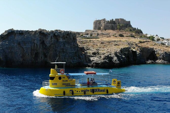 Explore Lindos Aboard the Hippo Submarine - What the $35 price gets you