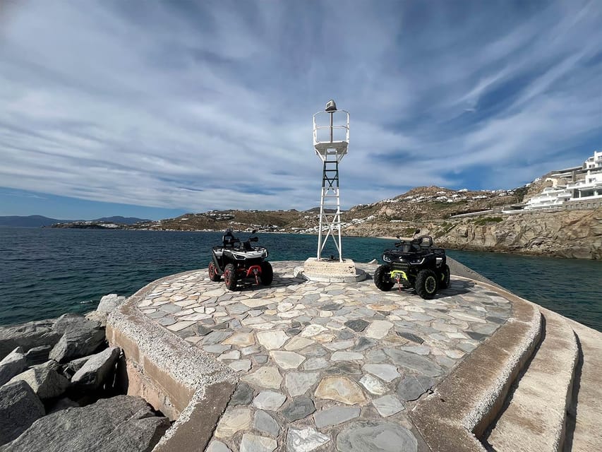 Explore Mykonos Island with a 650cc ATV / QUAD Tour - Old Monastri at Ano Mera