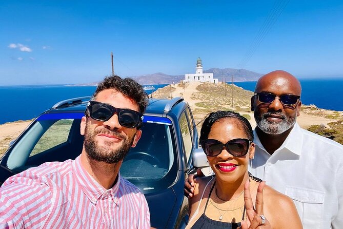 Explore Mykonos with local guide and Jeep Renegade Private Tour - Panormos and Agios Sostis: two quieter northern stops