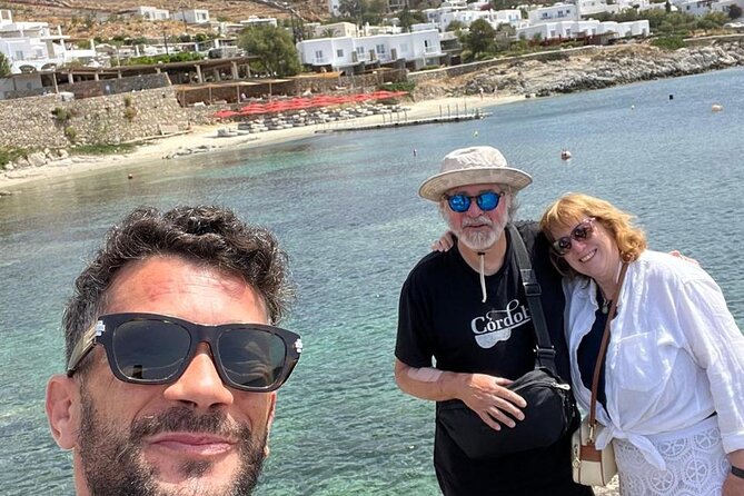 Explore Mykonos with local guide and Jeep Renegade Private Tour - Kalafatis and Kalo Livadi bring bigger beach scenery